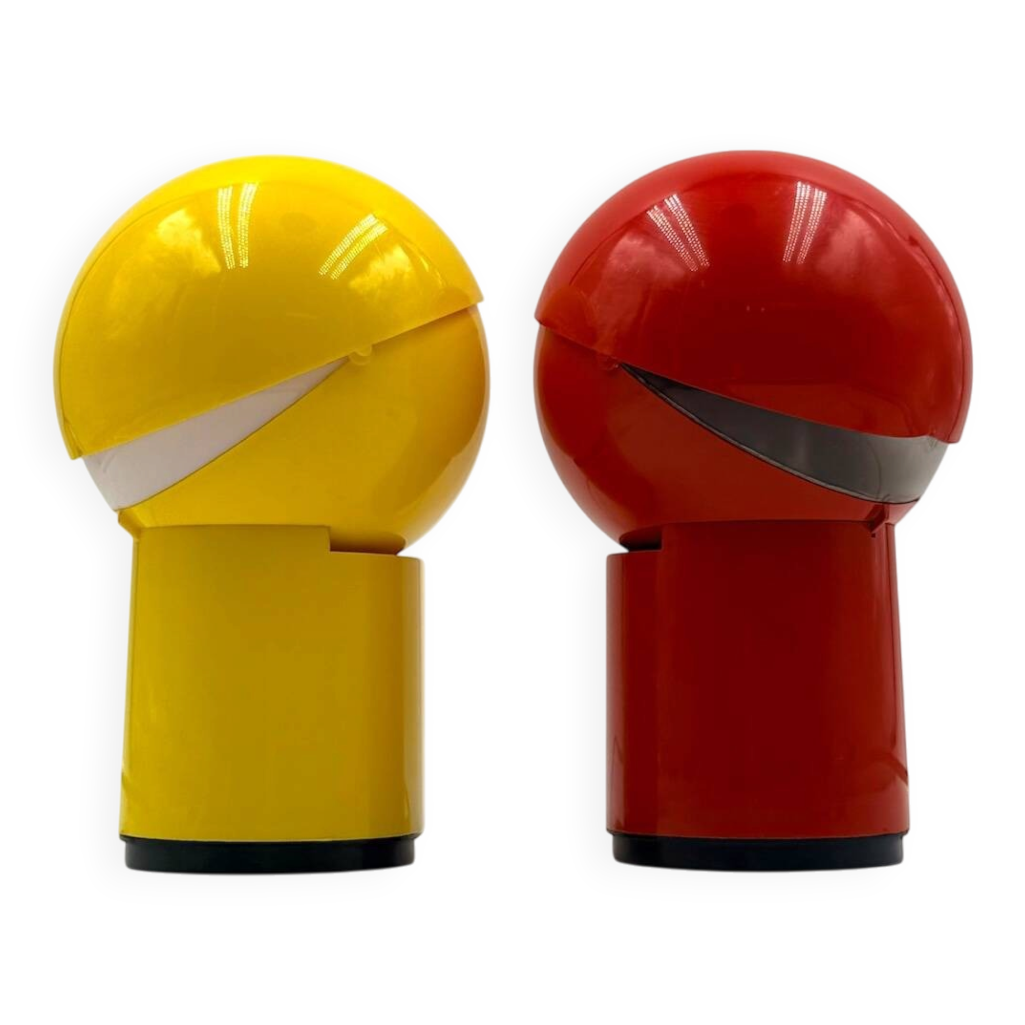 Paire de lampes Space Age italiennes Gagiplast en plastique années 70