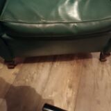 Fauteuil club année 50 vert
