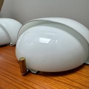 Vintage Murano glass wall lamp by Vico Magistretti for Artemide / Mania / Space Age