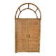Vintage rattan wardrobe
