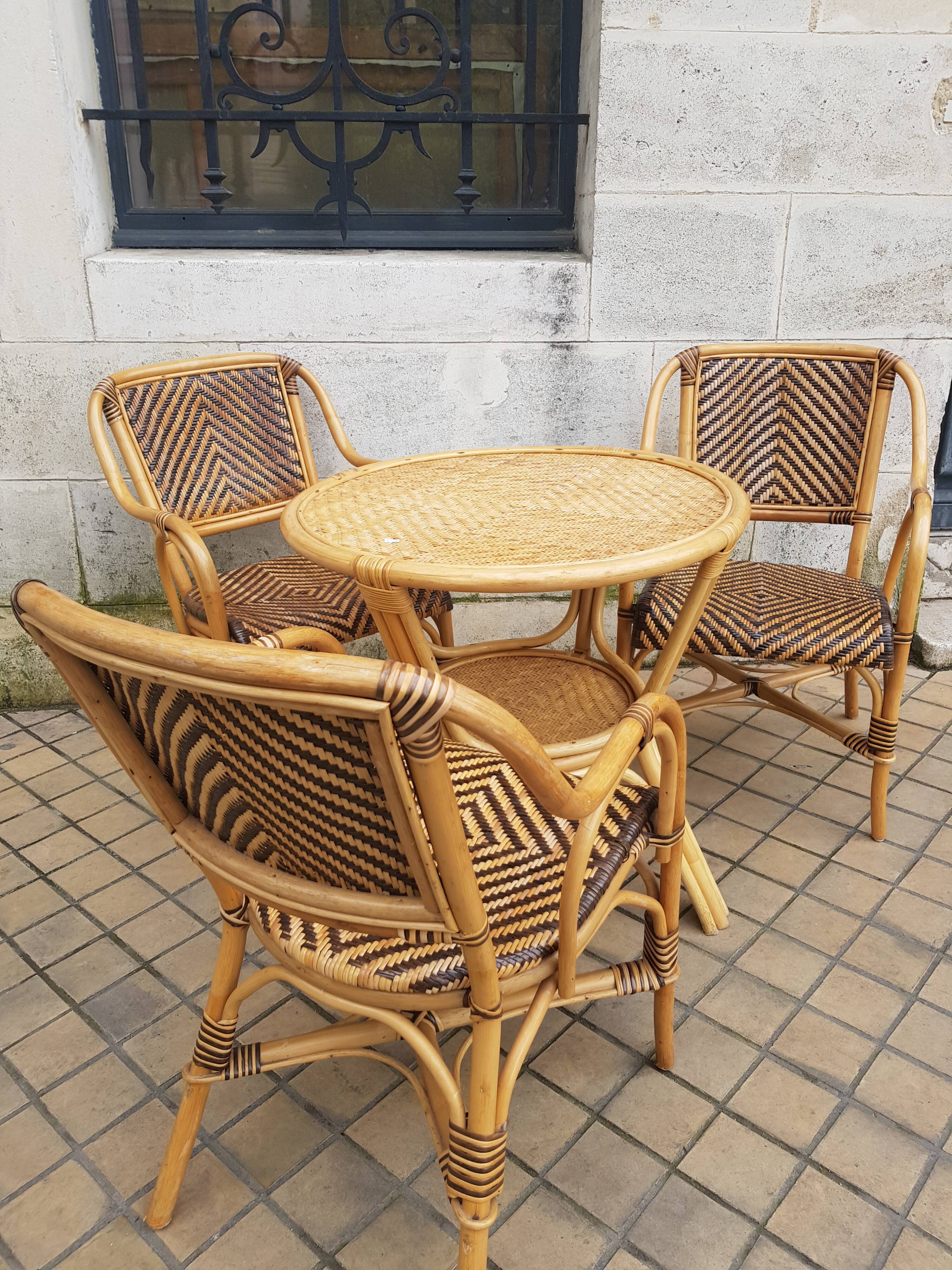 Rattan garden set