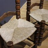 Pair of rustic chairs