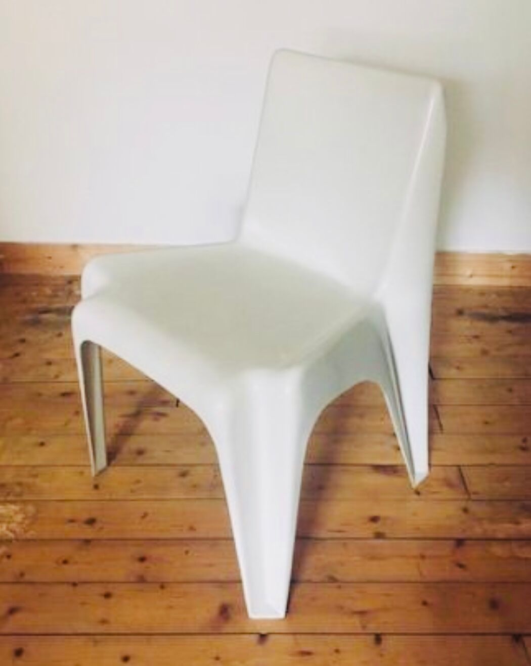 Stackable chair Bofinger BA 1171 by Helmut Bätzner