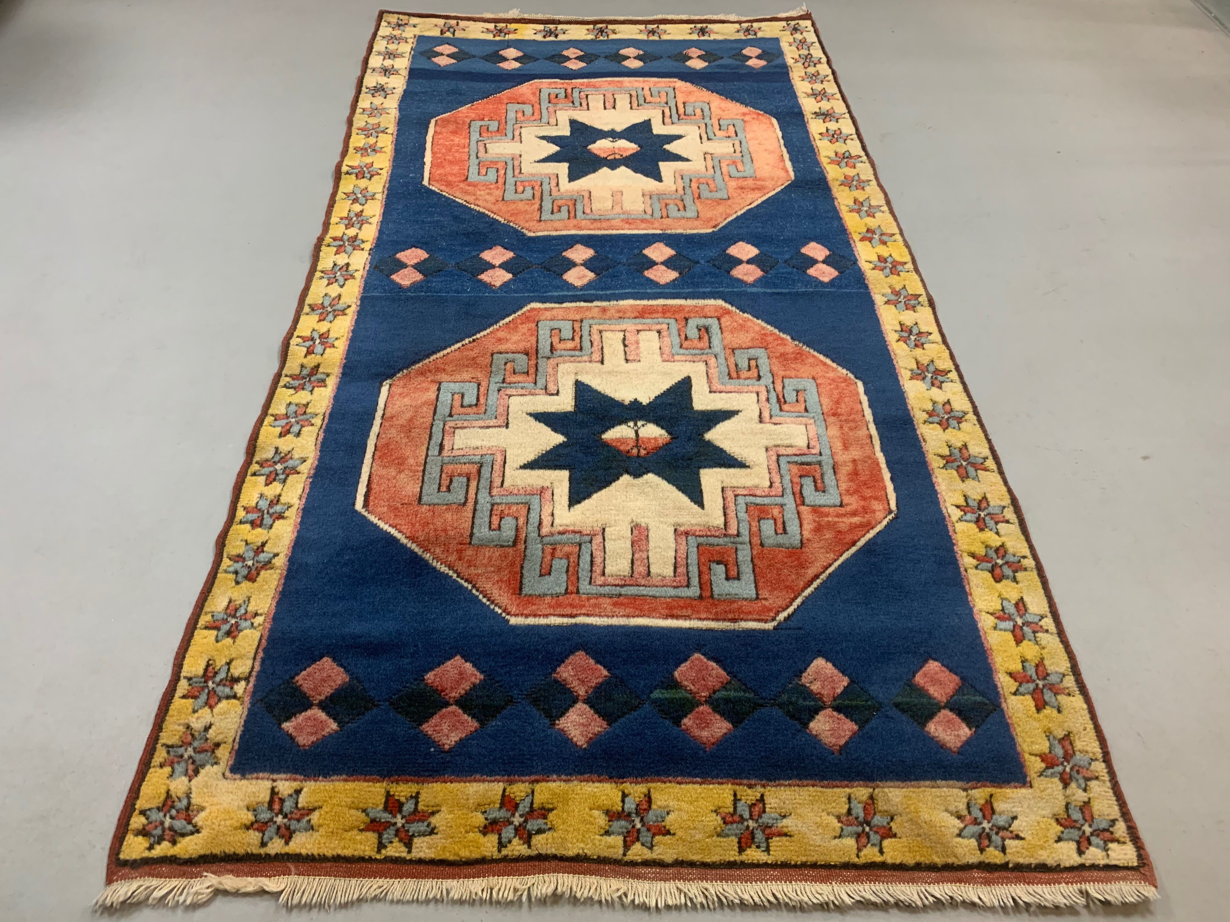 Turkish kazak rug oriental 235x125 cm