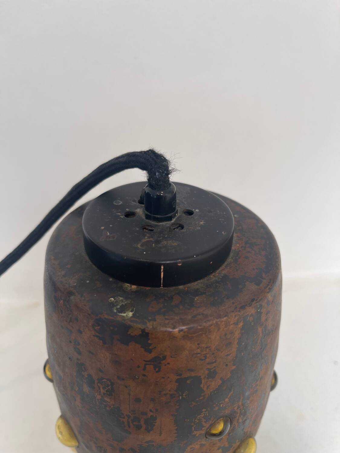 Glass pendant light – André Nanny, 1970