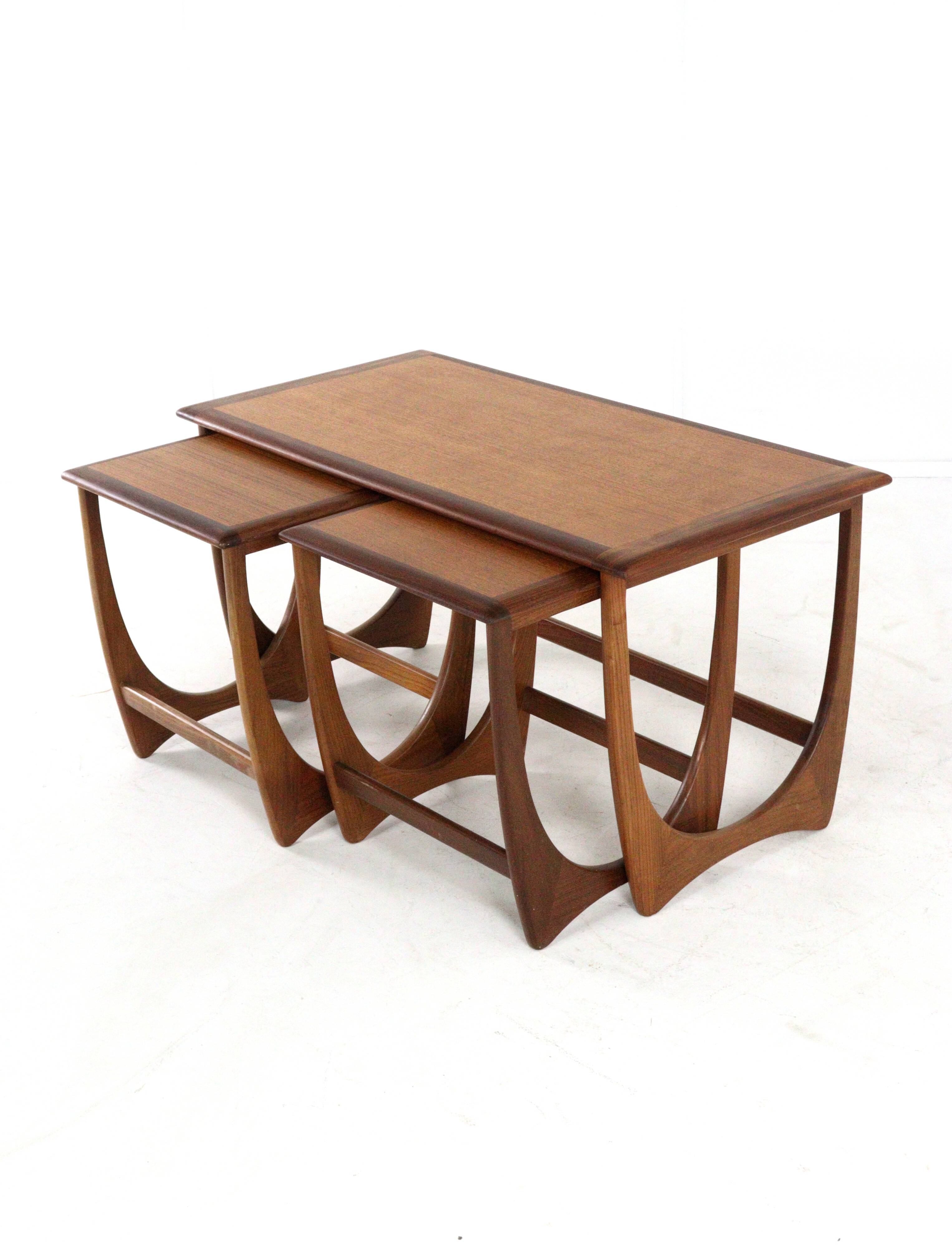 G-Plan coffee table with nesting tables - mid century modern