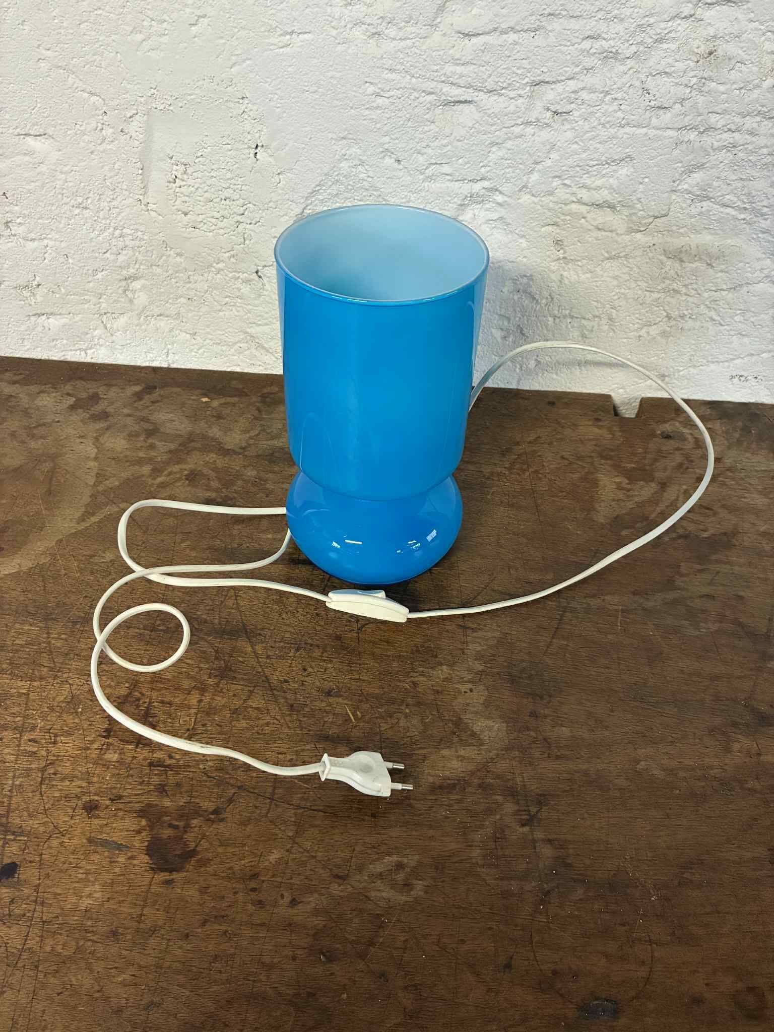 IKEA glass table lamp