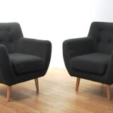Paire de fauteuils design