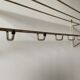 Metal wall coat holder with tablet