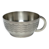 Art Deco silver-plated coffee cup Saint Médard 20th century