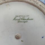 Blue Limoges porcelain vase