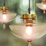 Vintage B-1052 High Chaparral pendant light for Raak Amsterdam, 1970s