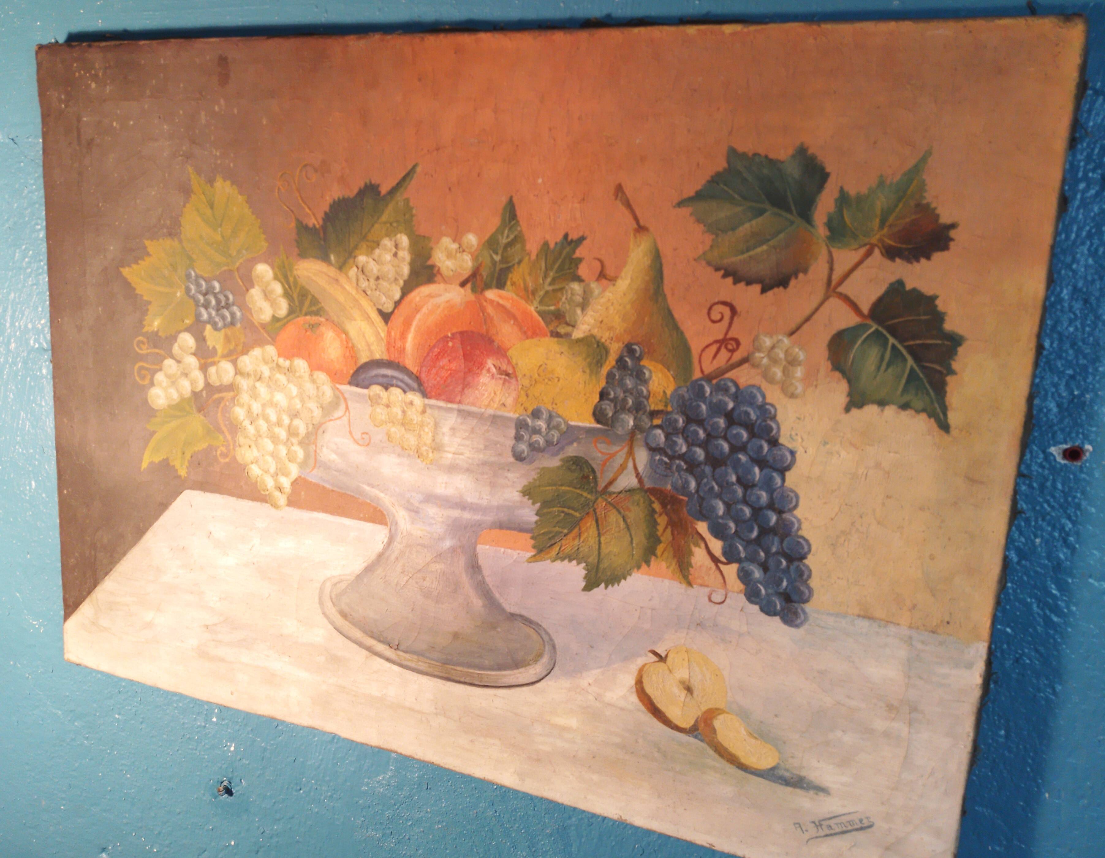 Still life painting from the late 19th century.