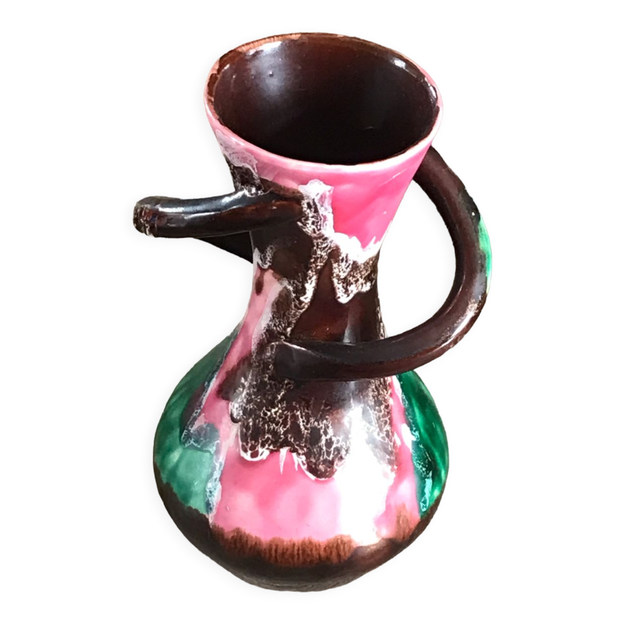 Vase Vallauris 60s signed
