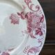 Plate in earthenware from Saint-Amand Snowball