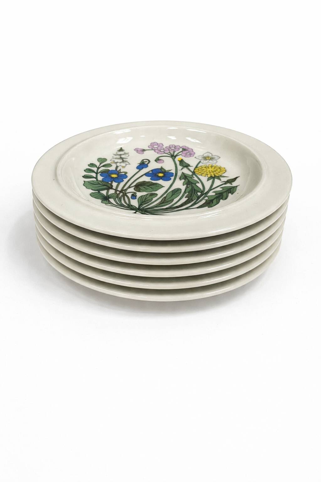 Set of 6 dessert plates "Flora" – Arabia Finland –