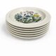 Set of 6 dessert plates "Flora" – Arabia Finland –