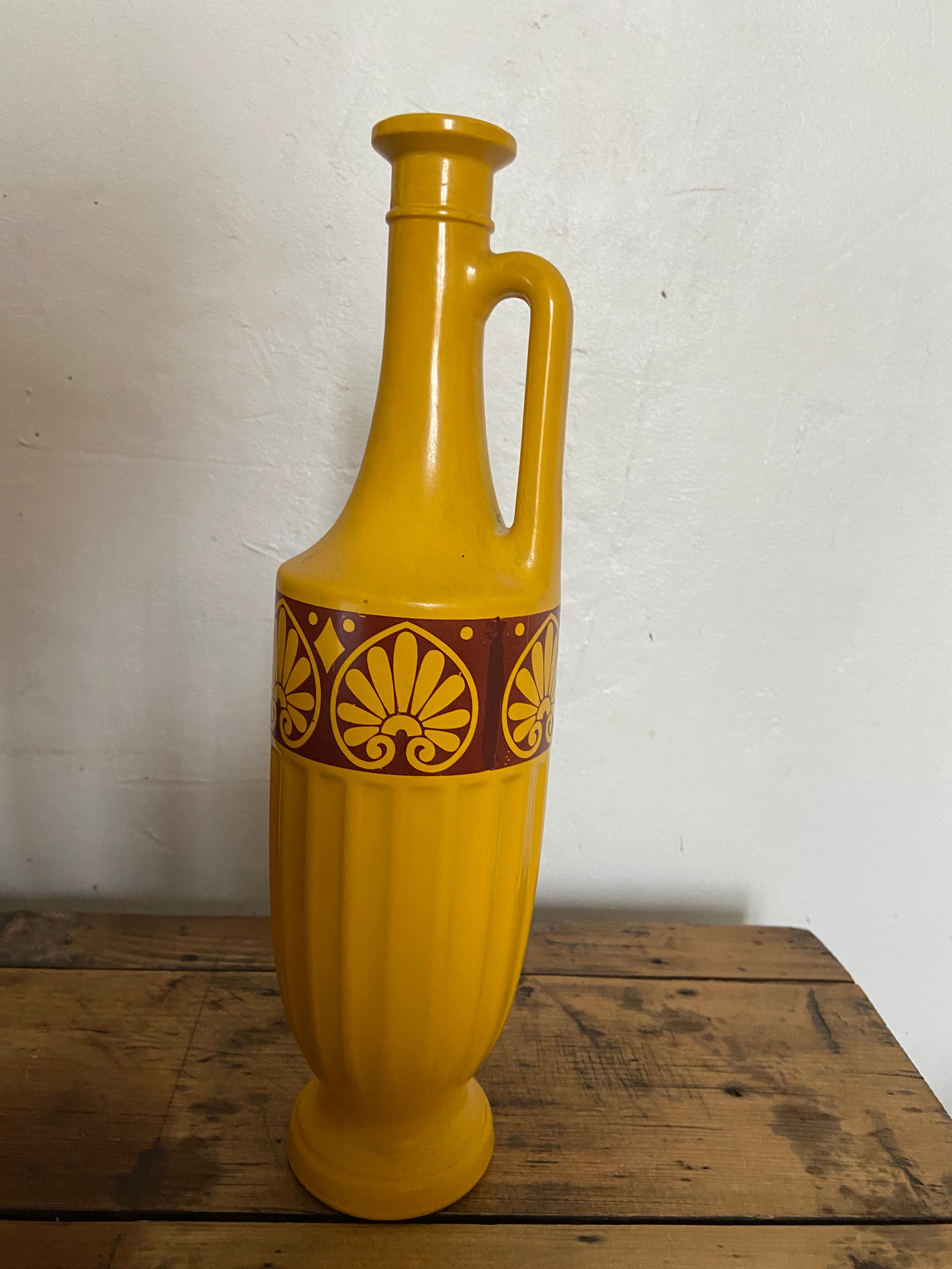 Vintage Italian style decorative vase 70s