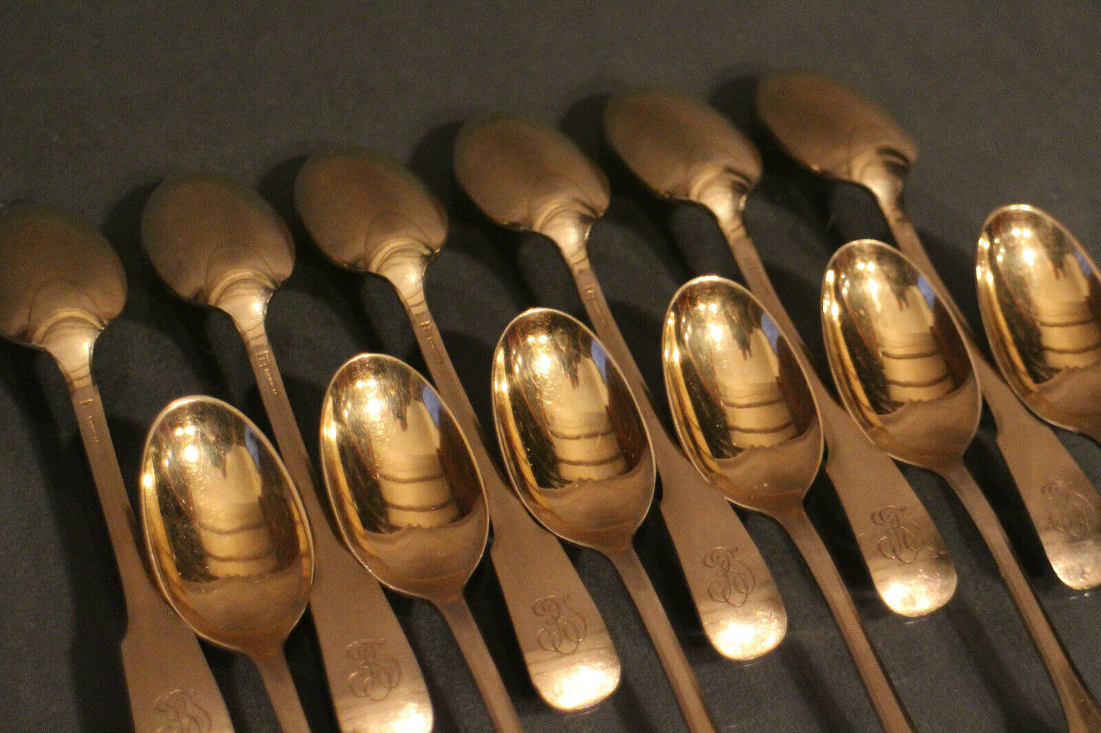 Boulenger's 12-square-plate gold metal single-plate set