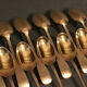 Boulenger's 12-square-plate gold metal single-plate set