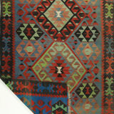 Tapis en kilim artisanal anatolien 320 cm x 169 cm
