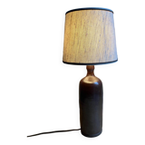 Vintage stoneware bottle lamp