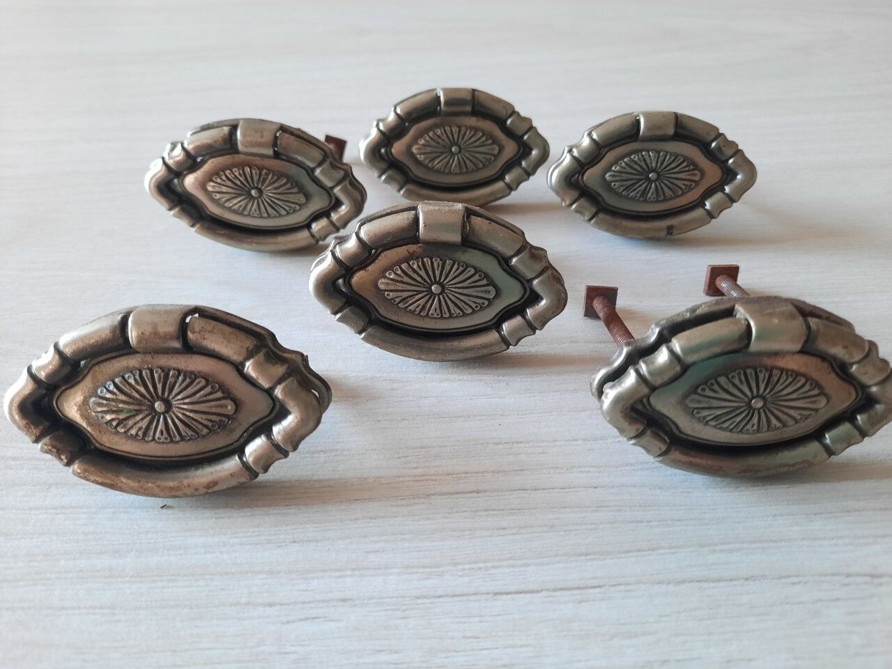 Set of 6 drawer handles