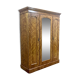 19th-century Victorian wardrobe in light mahogany - dismountable
