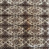 Vintage Turkish rug, tribal wool carpet, 272x200cm