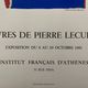 Exhibition poster by Nicolas DE STAEL, French Institute of Athens, 1981