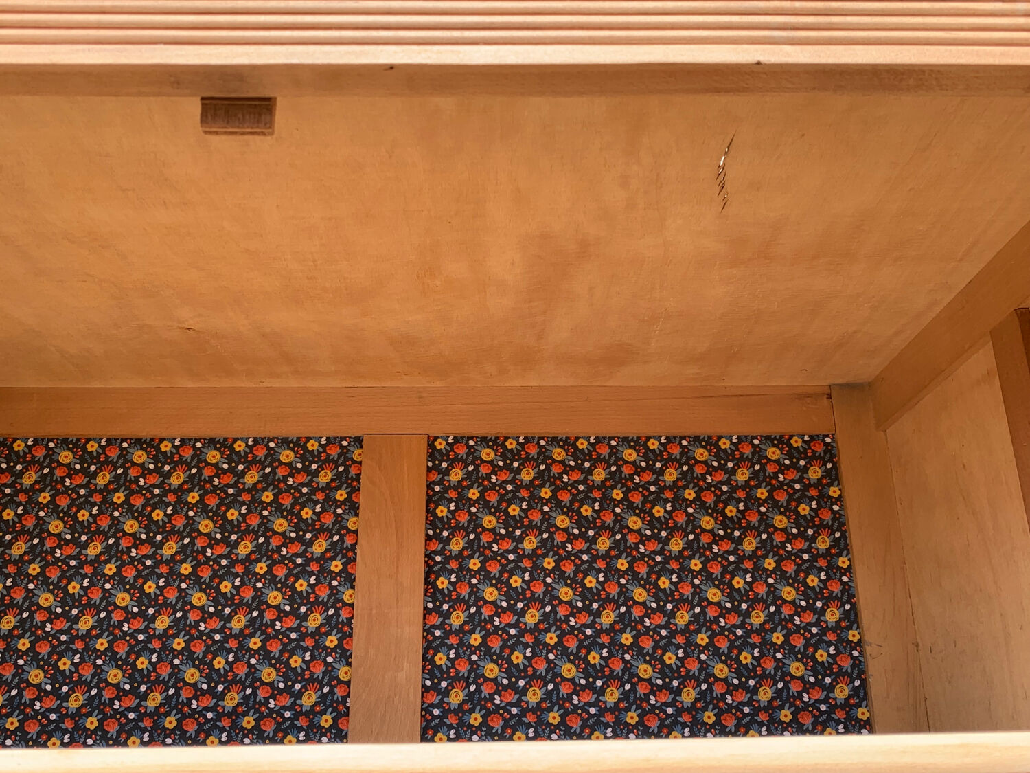 Parisian art deco cabinet 1930 raw wood