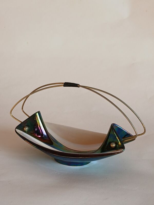 Coupe en céramique  Verceram années 60