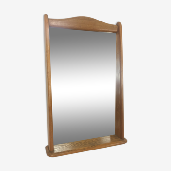 Miroir à tablette, bois massif