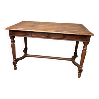 Louis Philippe style walnut desk / table