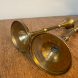 Brass candlesticks