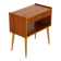 Scandinavian bedside table in teak and oak, Sweden, 1960.
