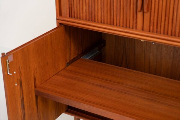 Buffet avec portes tambour par Heinrich Riestenpatt