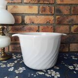 Cache-pot vintage en céramique "Waves avec anses"