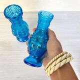 Duo molded glass vases