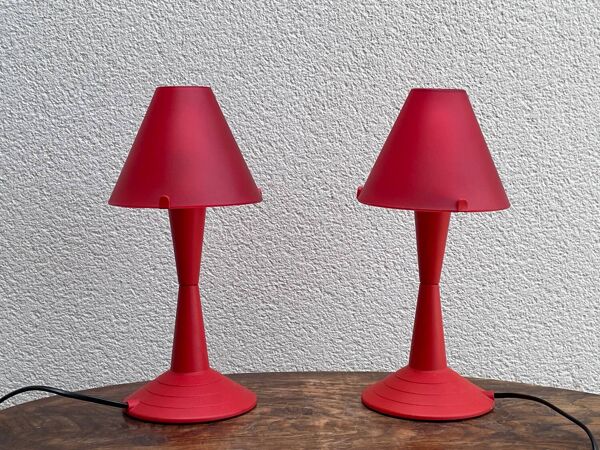 Paire de lampe italienne Veneta Lumi