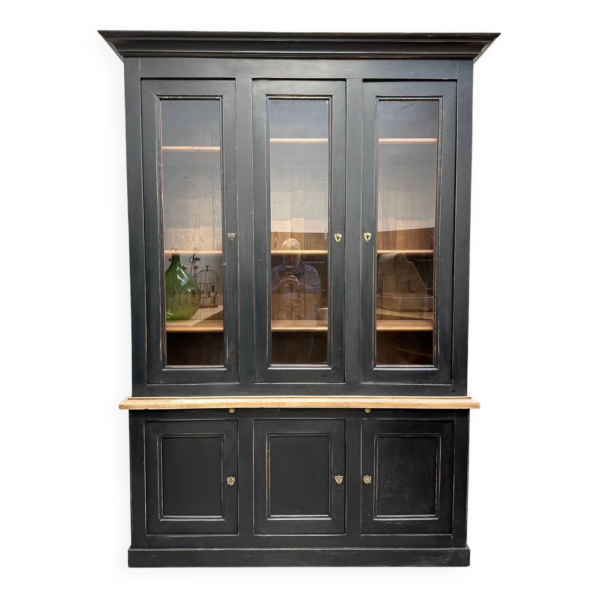 Large patinated store furniture