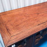 Exotic Asian wood console China 19th