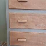 Vintage dresser revisited in grey and wood