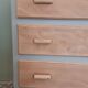 Vintage dresser revisited in grey and wood