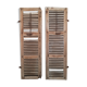 Set de 2 persiennes chêne 192x58