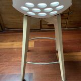 Calligaris white high stool