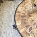 Table basse Herbier ronde Roger Capron