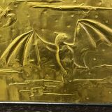 Buffet 2 portes avec plaques bronze chauve souris