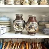 Vase polychrome en grès de Biên Hoa - Vietnam