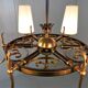 Large brass chandelier Finland 1950’s